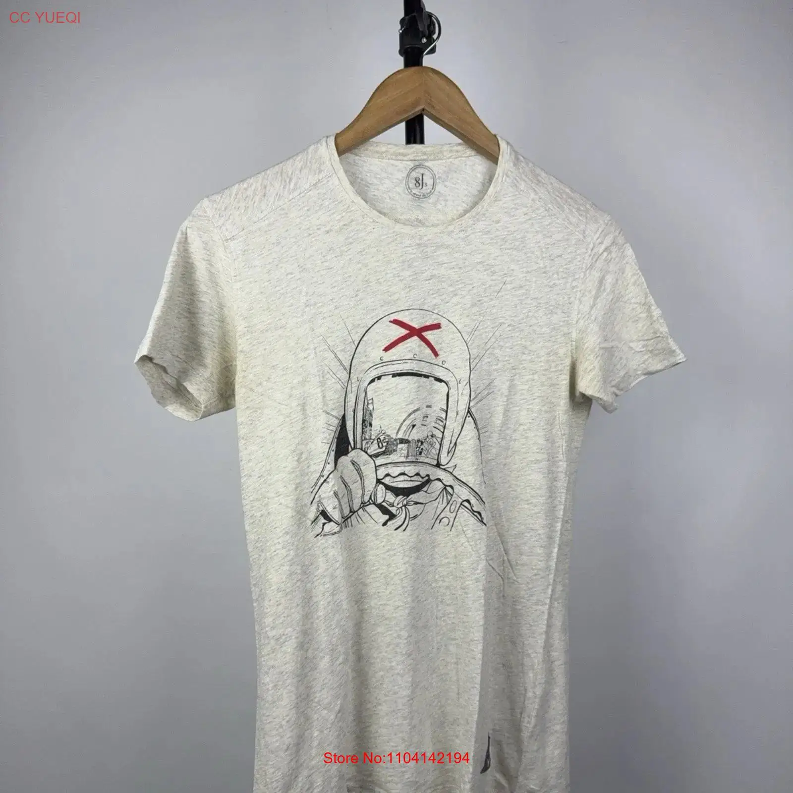 Men'S Fashion X - 8Js x ミッシェル・ヴァラン レーシングドライバー Tシャツ メンズサイズ