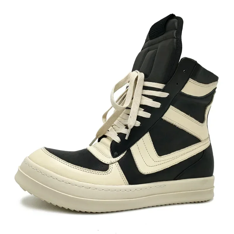ストリートスタイルの女性のアンクルブーツ本革高品質男性ファッ - Mens Fashion Trainers のレビューと価格