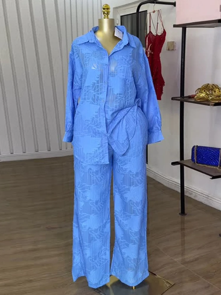 春・秋のレディースファッションセット。透け感のある長袖シャツ - Men'S Fashion X のレビューと価格