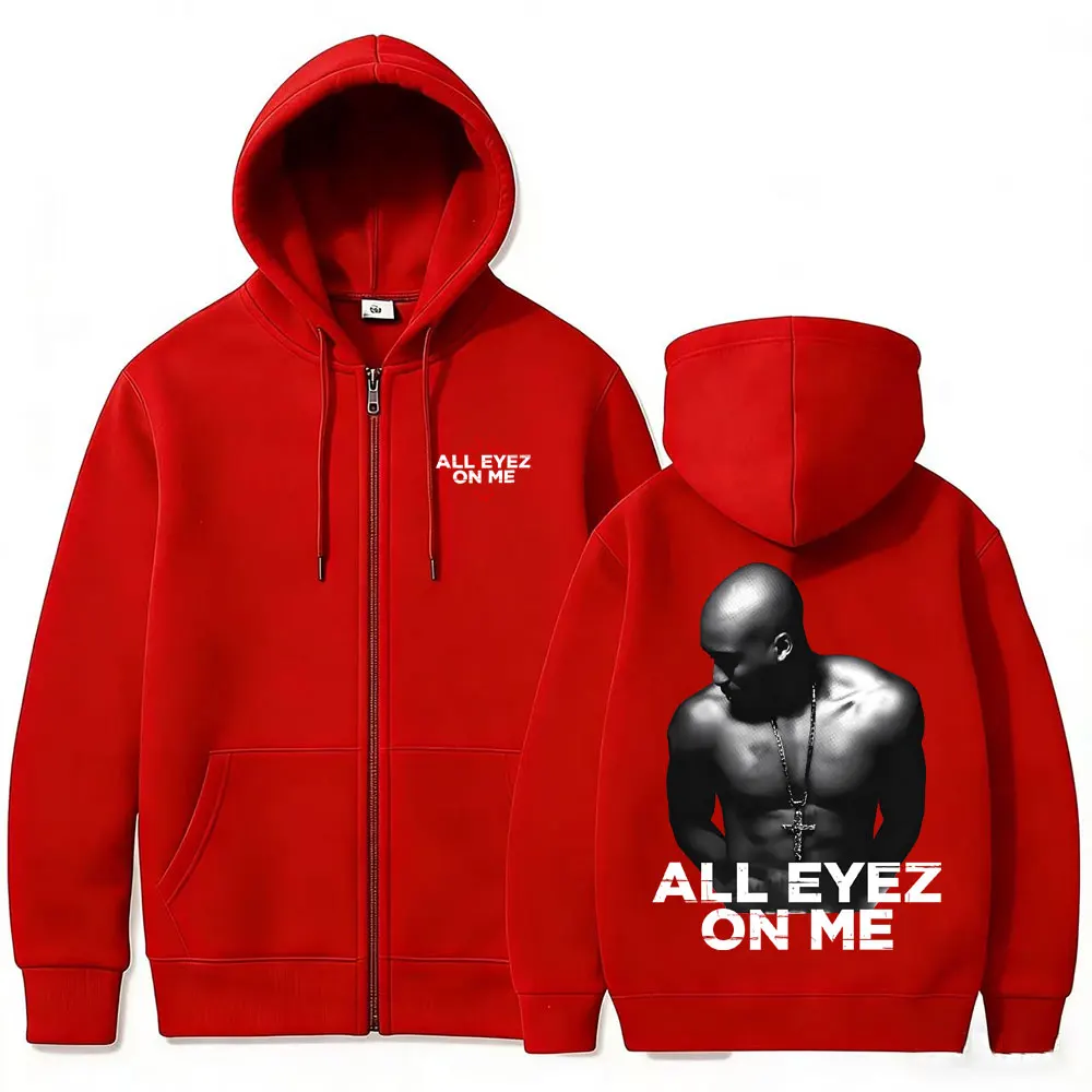 ラッパー、トゥパック2パックの「All Eyez on Me - Mens Fashion Zip Up Hoodies のレビューと価格