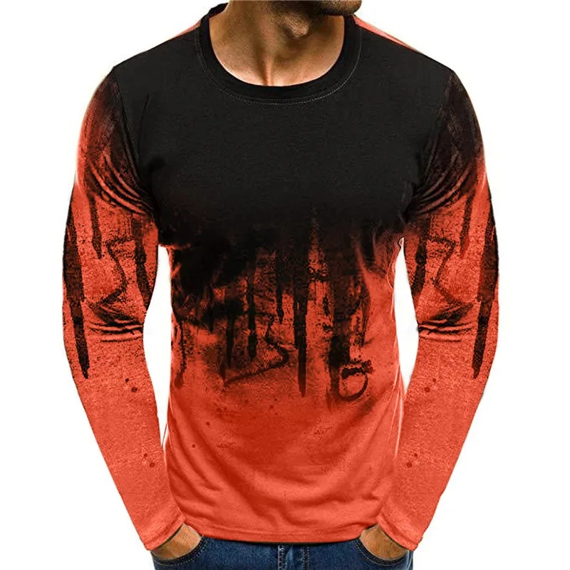 2026年新作、秋冬用メンズ迷彩柄Tシャツ、3DプリントTシ - Men'S Fashion T Shirts のレビューと価格