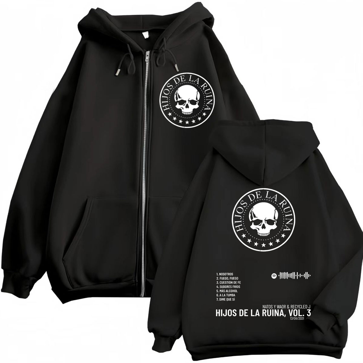 ラップデュオ ナトス・イ・ワオル ヒホス・デ・ラ・ルイナ ア - Mens Fashion Zip Up Hoodies のレビューと価格