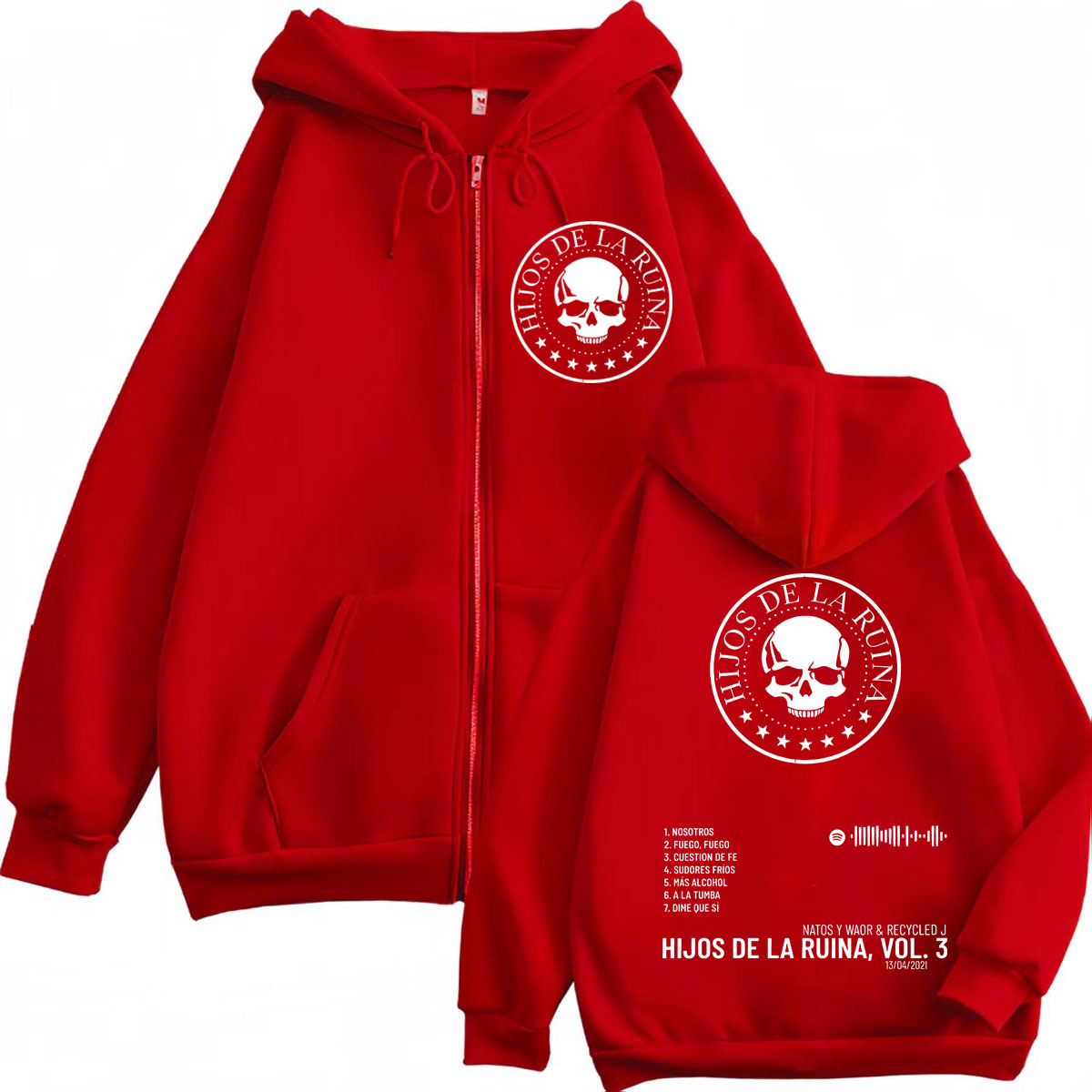 ラップデュオ ナトス・イ・ワオル ヒホス・デ・ラ・ルイナ ア - Mens Fashion Zip Up Hoodies のレビューと価格