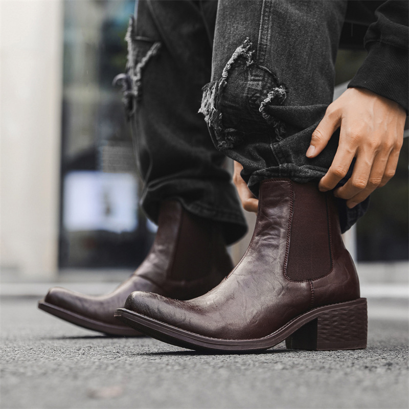 大きいサイズのメンズファッションパンクロックハイチェルシーブ - Men'S Fashion News のレビューと価格