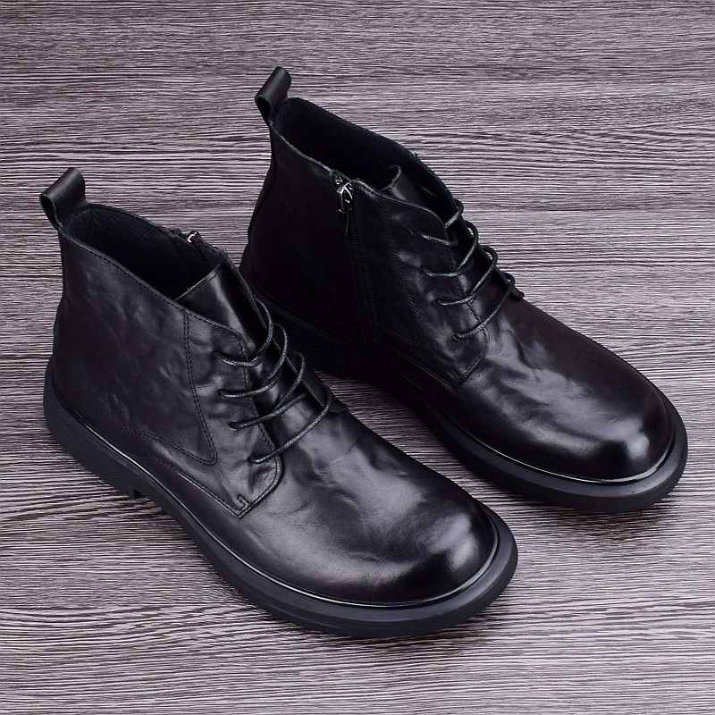 男性用ブーツ アンクルブーツ ファッション カジュアル ハイ - Men'S Fashion News のレビューと価格
