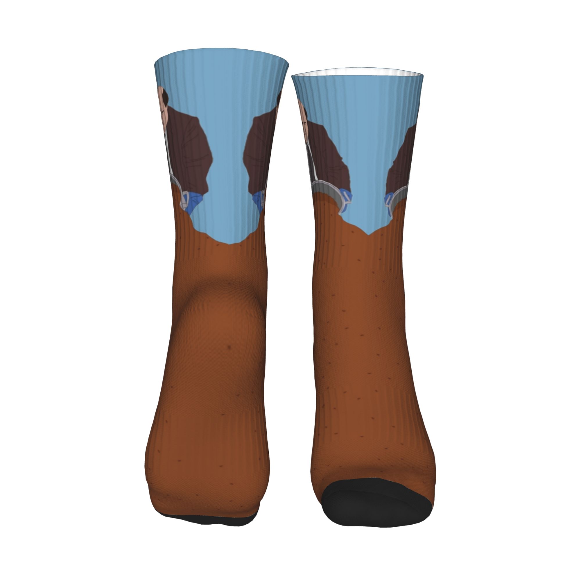 テレビ番組「オフィス」ケビンの有名なチリメンズクルーソックス - Socks Ankle Men のレビューと価格