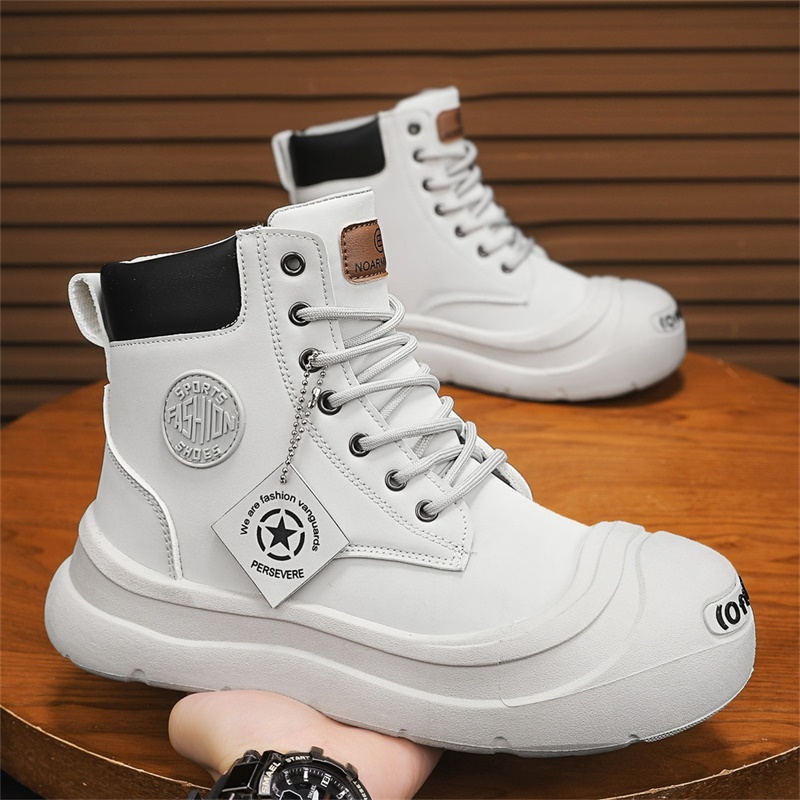 ショート丈アンクルブーツ　おしゃれで快適なハイカットメンズス - Mens Fashion Trainers のレビューと価格