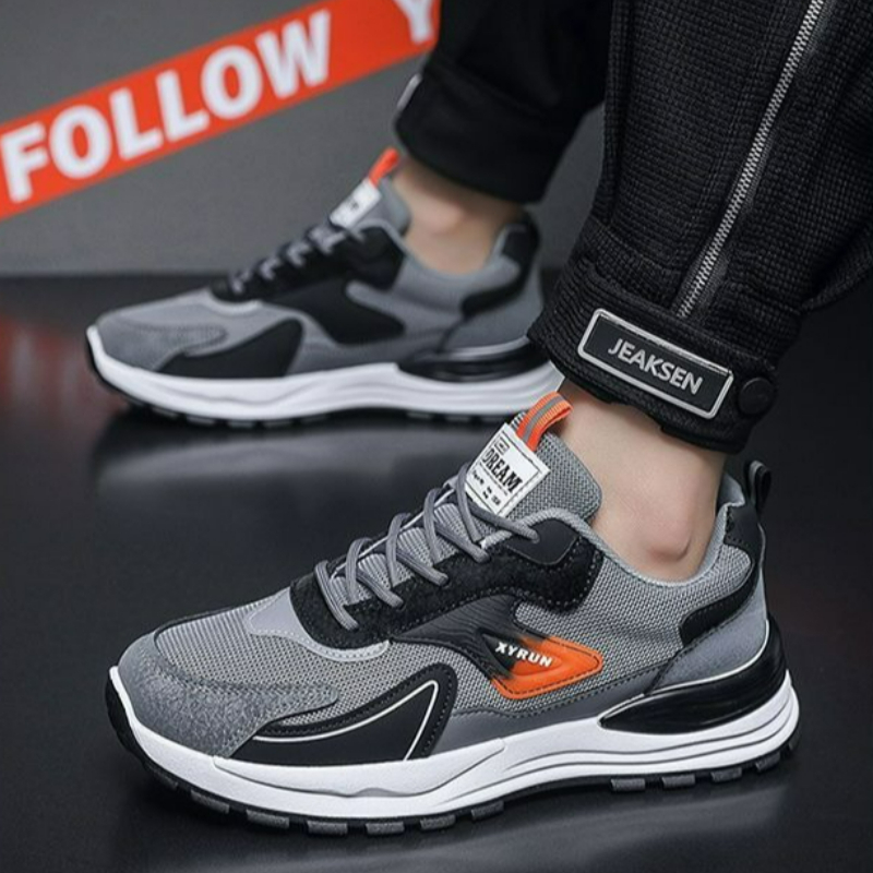 ファッションメンズシューズメッシュスニーカーレースアップ快適 - Mens Fashion Trainers のレビューと価格