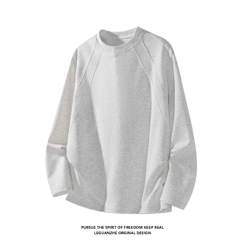 メンズファッション ラグランスリーブ クルーネック 長袖Tシ - Men'S Fashion T Shirts のレビューと価格