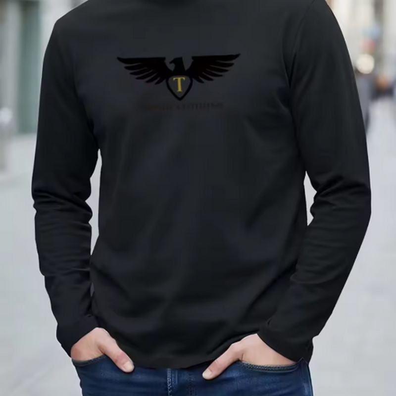 新作、100％純綿を使用した、秋向けのメンズ・レディース長袖 - Men'S Fashion T Shirts のレビューと価格