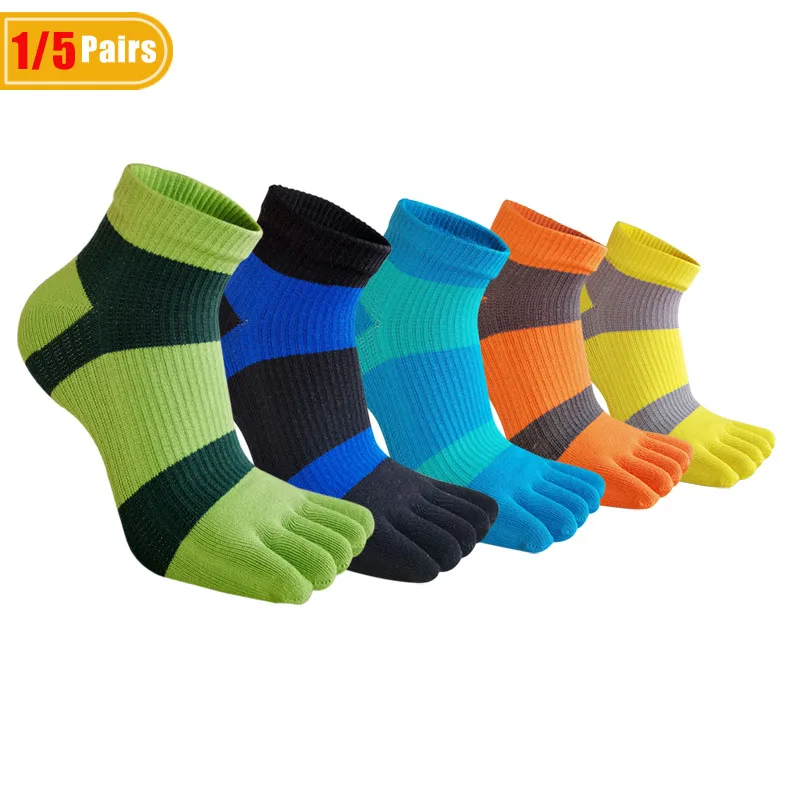1/5 ペア メンズ 5 本指アンクルソックス フィットネス - Socks Ankle Men のレビューと価格