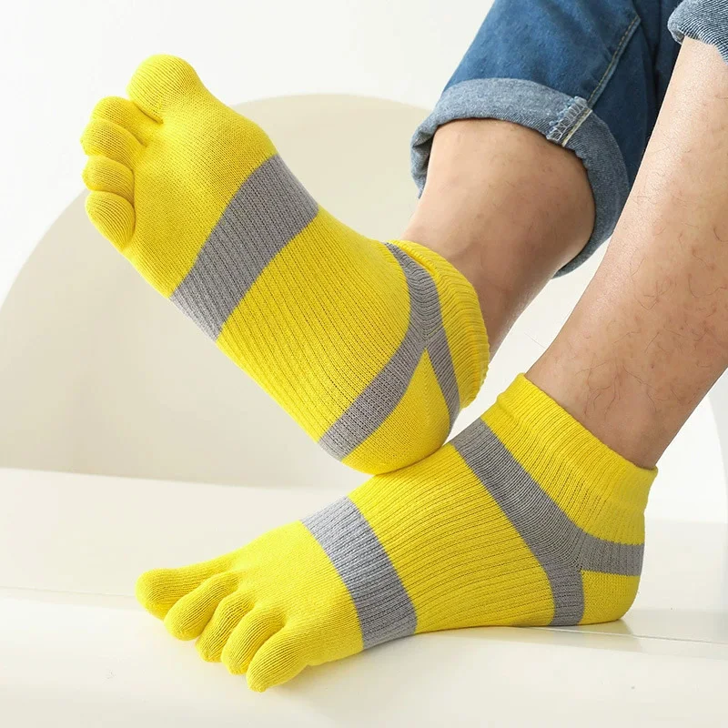 1/5 ペア メンズ 5 本指アンクルソックス フィットネス - Socks Ankle Men のレビューと価格