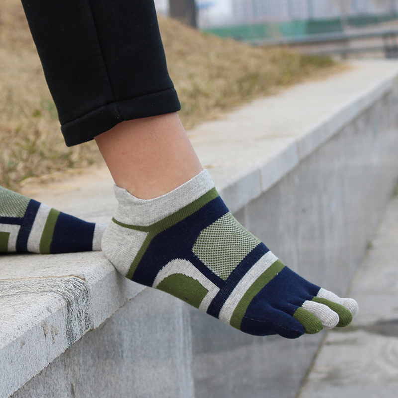 1/5 ペア メンズ 5 本指アスレチック アンクル ソック - Socks Ankle Men のレビューと価格