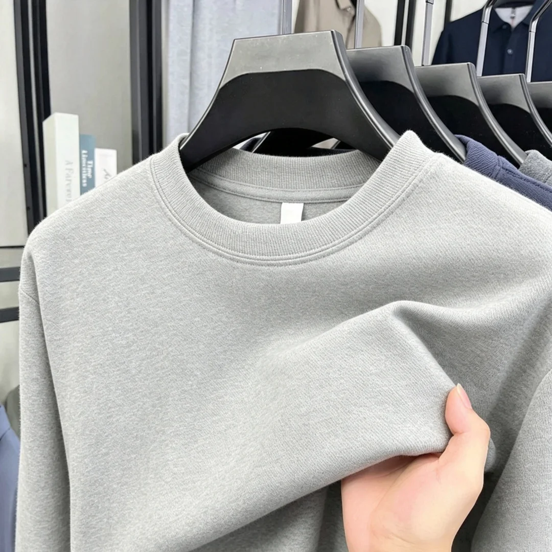 柔らかいコットン素材を使用した、高級ブランドのメンズ長袖ラウ - Mens Fashion Clothes のレビューと価格